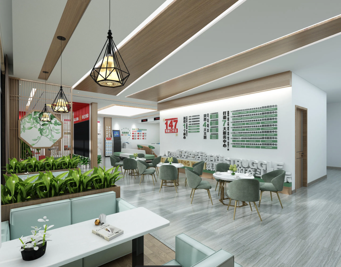 清遠黨建展廳設計公司裝修黨建黨群服務中心、紅色主題文化墻設計制作