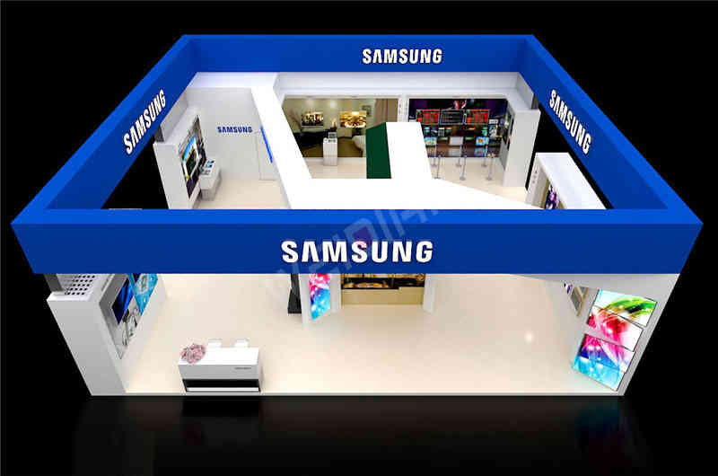 三星廣州展臺(tái)設(shè)計(jì)搭建