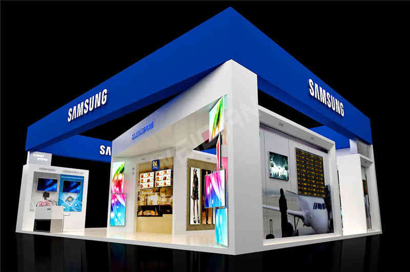 三星廣州展臺(tái)設(shè)計(jì)搭建