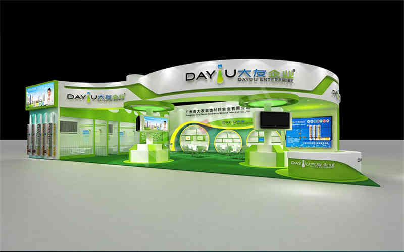 廣州展臺裝修設(shè)計公司助力大友裝飾材料廣州國際建筑裝飾展覽會CBD廣州展臺設(shè)計搭建