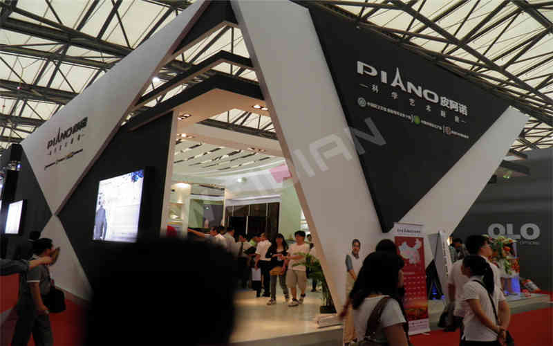 廣州展臺裝修公司設(shè)計皮阿諾上海國際綠色廚房衛(wèi)浴展覽會廣州展臺裝修設(shè)計