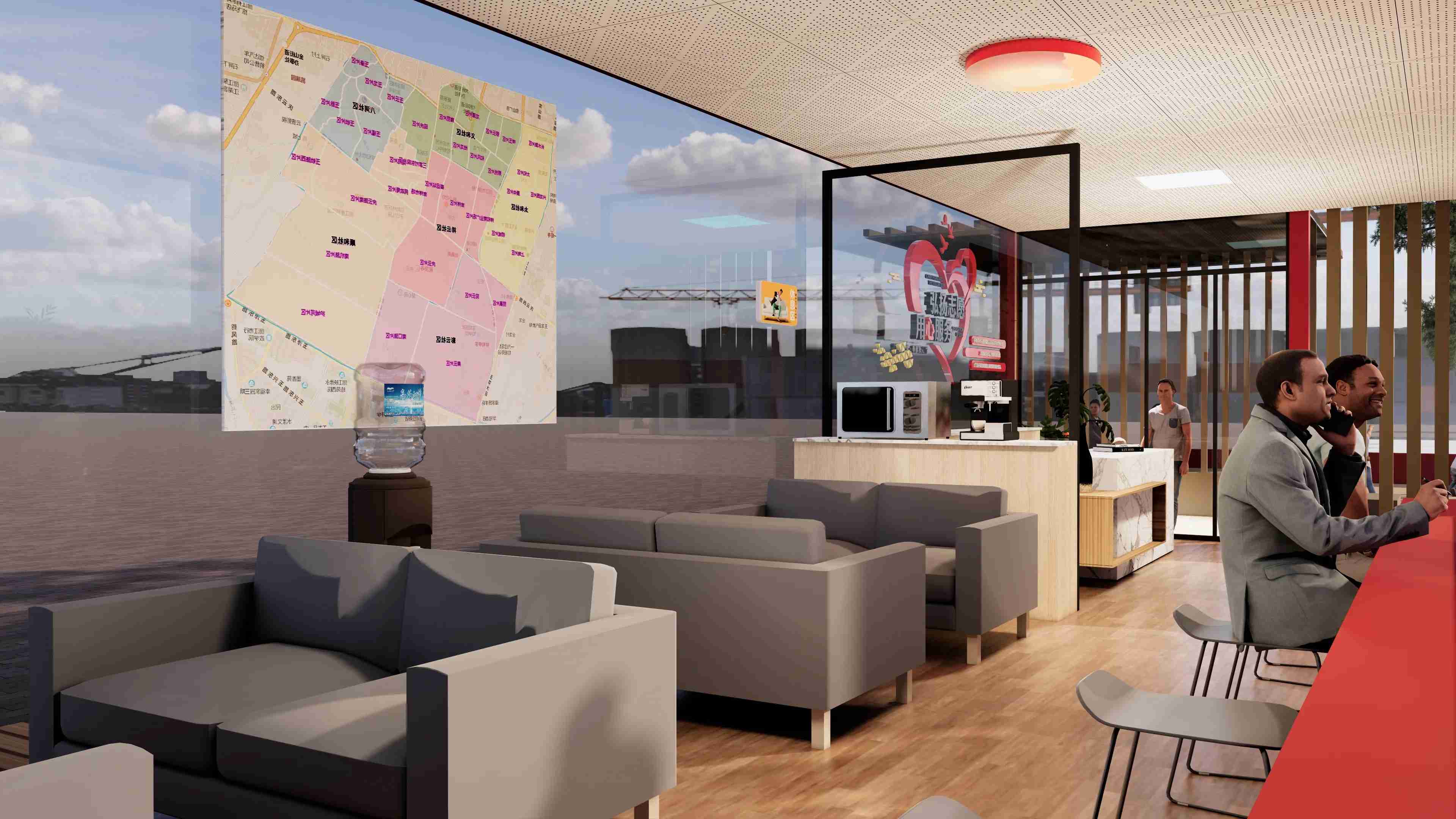 廣東佛山黨群服務(wù)驛站、廣東暖心驛站、廣東愛心驛站設(shè)計(jì)施工