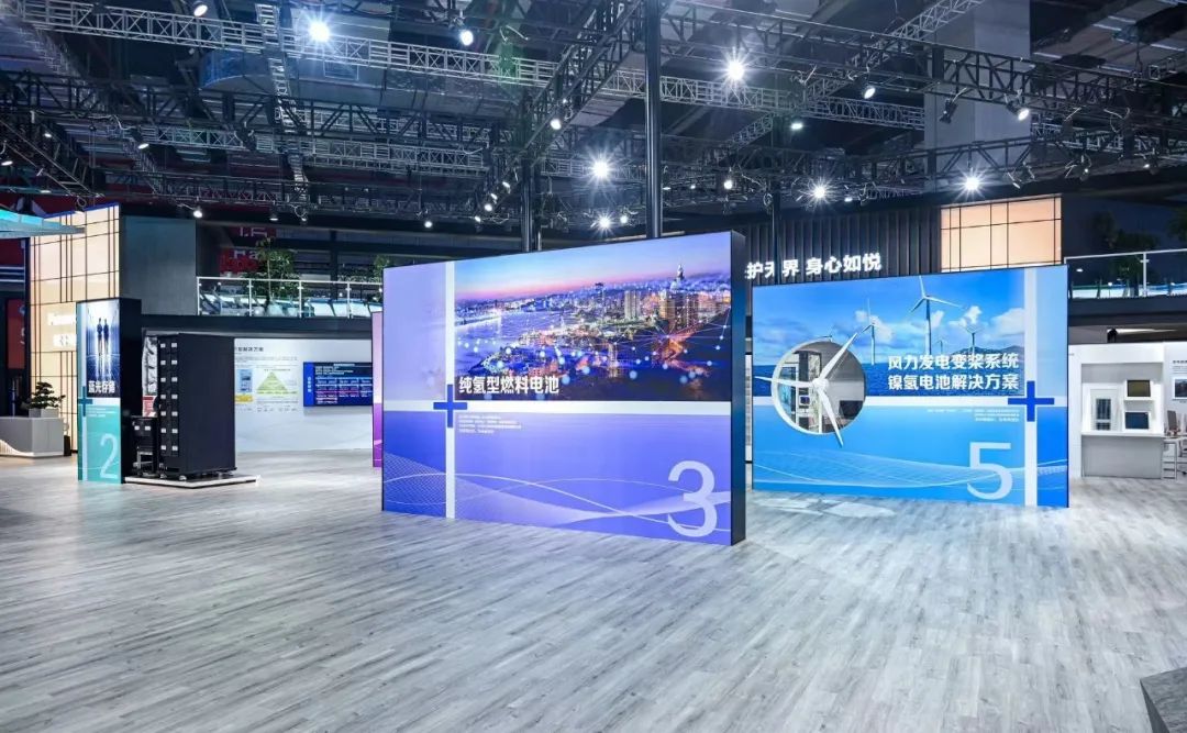 武漢展位設計搭建公司領你看最具有創意00家企業展臺的2023進博會（松下展位）4